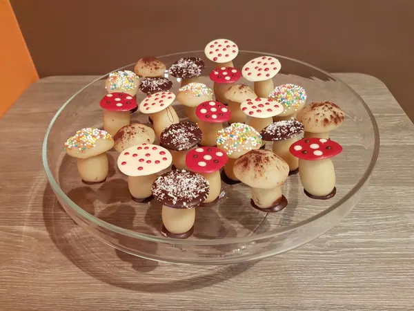 Champignons en massepain